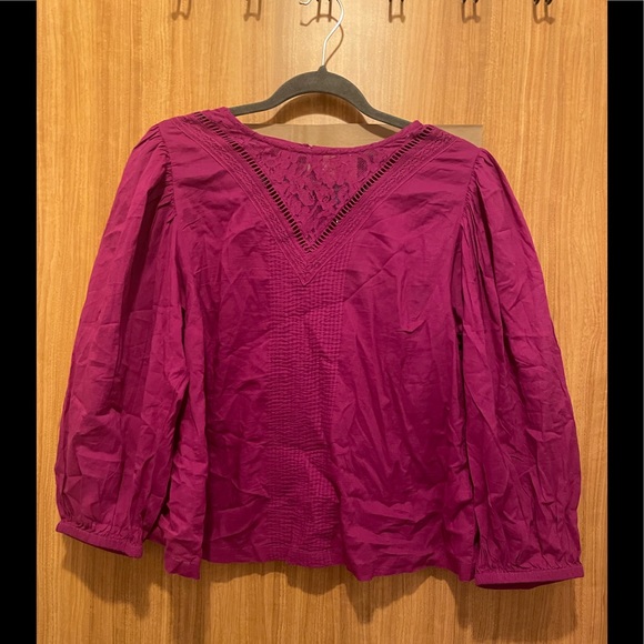 NWT Anthropologie Farm Rio Kelsie Peasant Top Sz Small - Picture 4 of 6